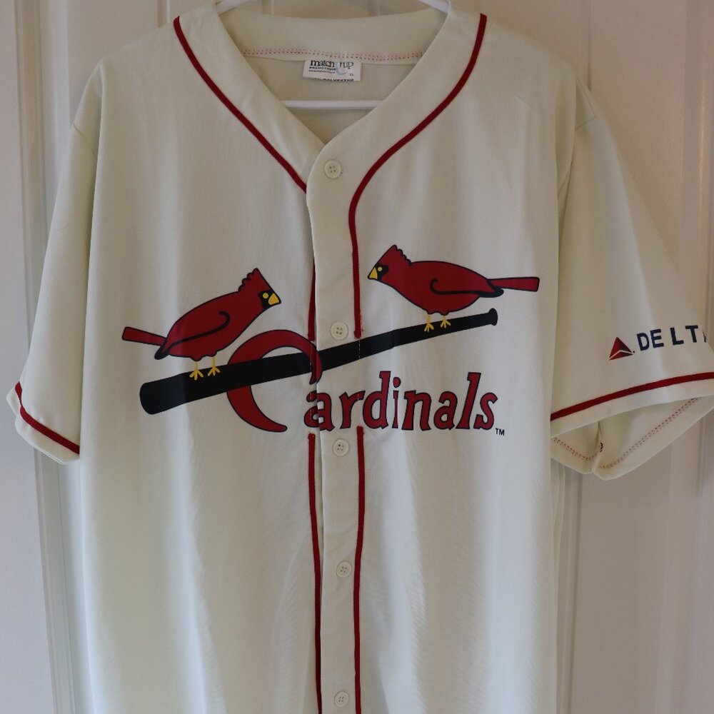 STL Cardinals Legend Red Schoendienst Promo Baseball Jersey